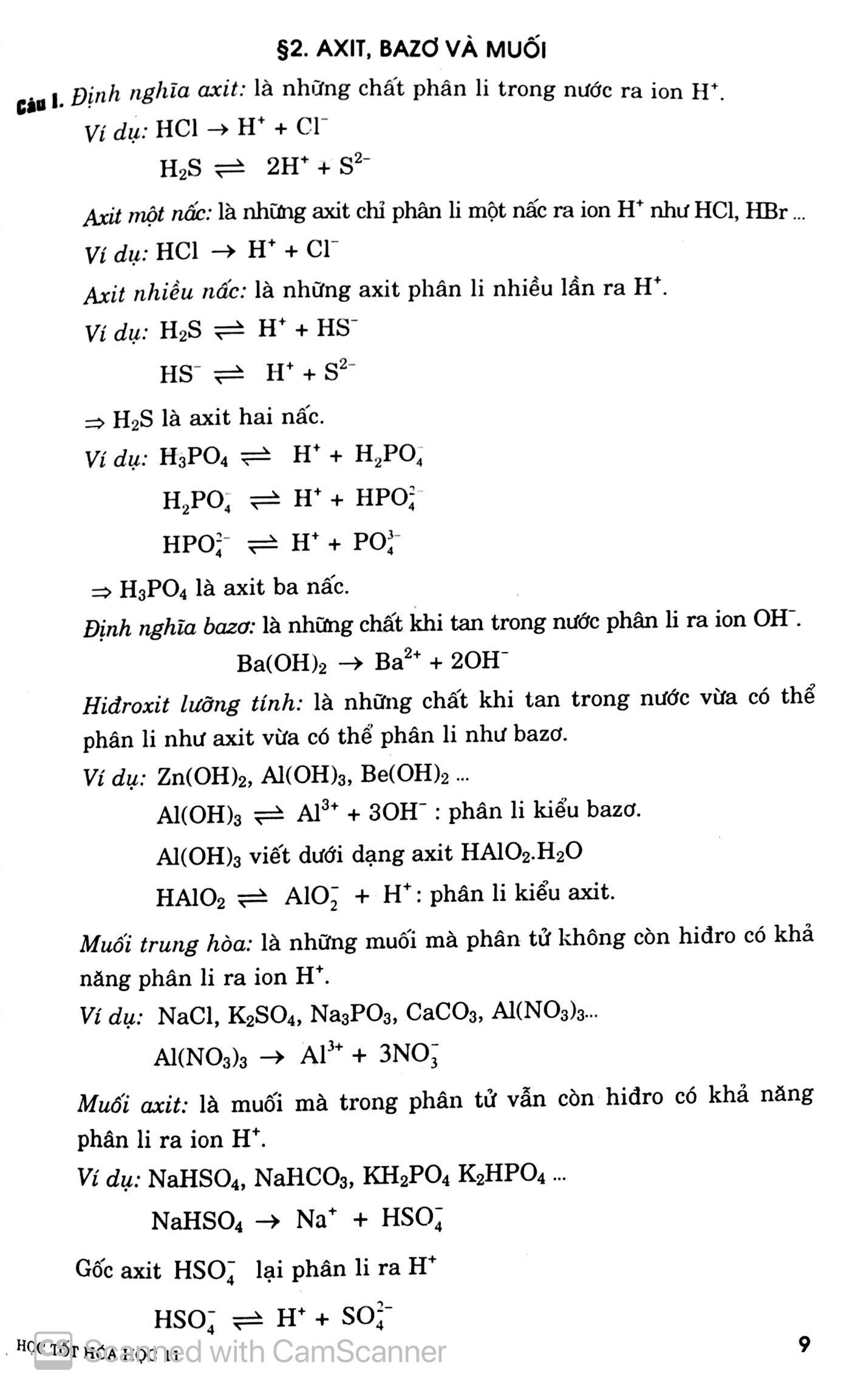Học Tốt Hóa Học 11