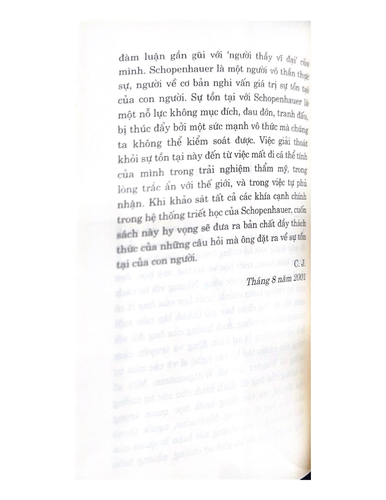 Dẫn Luận Về Schopenhauer