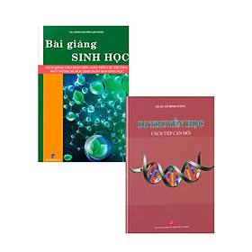 Combo Bài Giảng Sinh Học + Di Truyền Học - Cách Tiếp Cận Mới (Bộ 2 Cuốn) - HNB