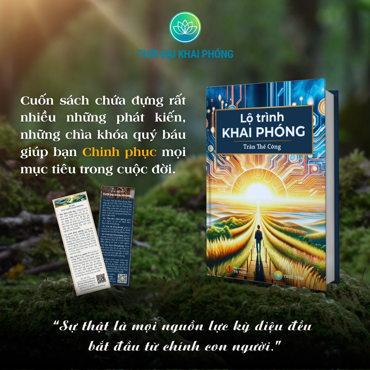 Sách LỘ TRÌNH KHAI PHÓNG (thuộc bộ sách TẦM NHÌN KHAI PHÓNG - 3 cuốn - Tác giả: Trần Thế Công) - bìa cứng