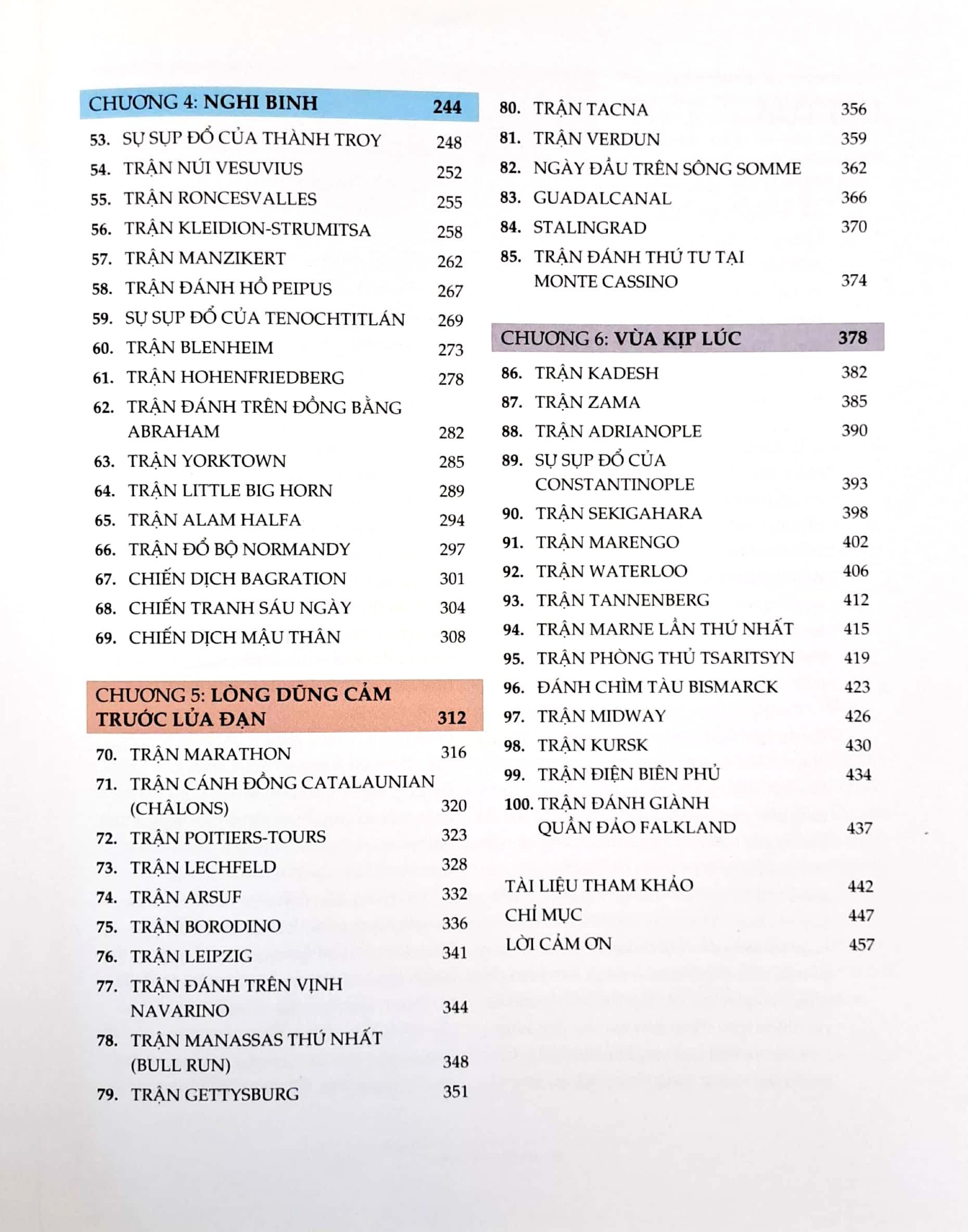 Lịch Sử Chiến Tranh Qua 100 Trận Đánh - Nghệ Thuật Quân Sự Đỉnh Cao Theo Dòng Thời Gian - Bìa Cứng