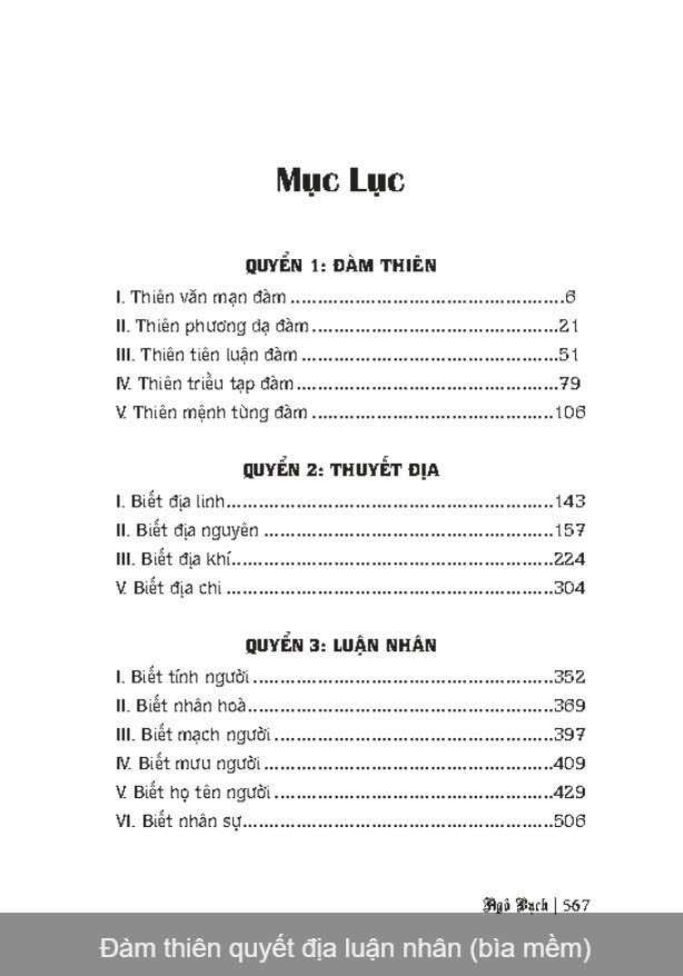 Sách - Đàm thiên quyết địa luận nhân (bìa mềm)