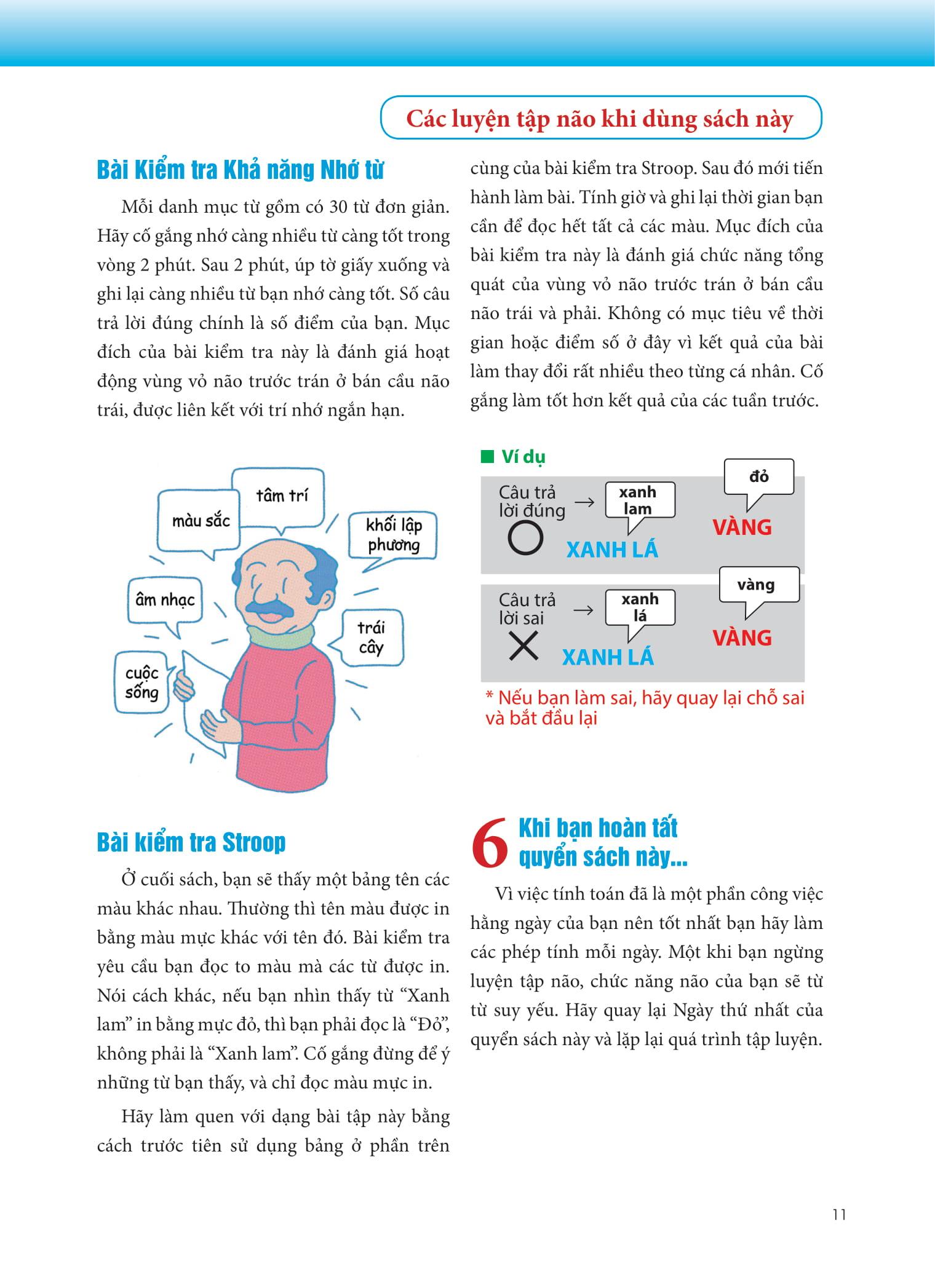 Luyện Trí Não - 60 Ngày Cải Thiện Trí Não (Các Bài Toán Rèn Khả Năng Tư Duy Và Luyện Trí Nhớ)