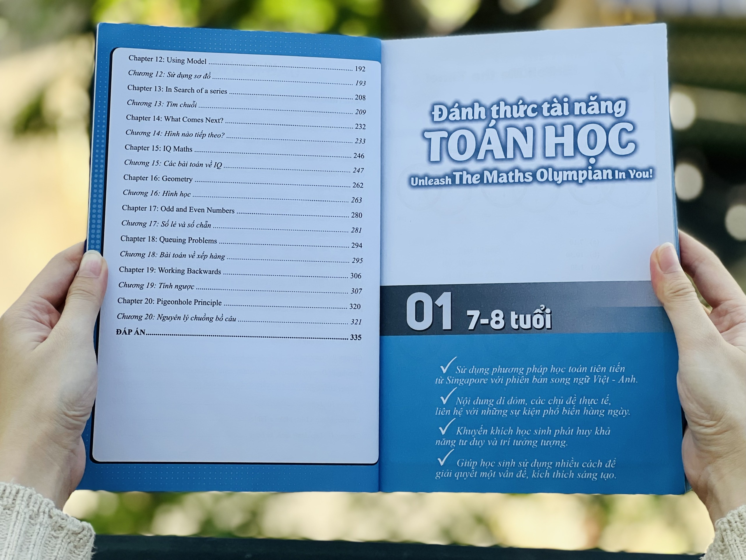 Combo sách sổ tay bài tập toán, đánh thức tài năng toán học 1 (bộ 2 cuốn ), tổng hợp kiến thức toán - Á Châu Books, bìa cứng, in màu