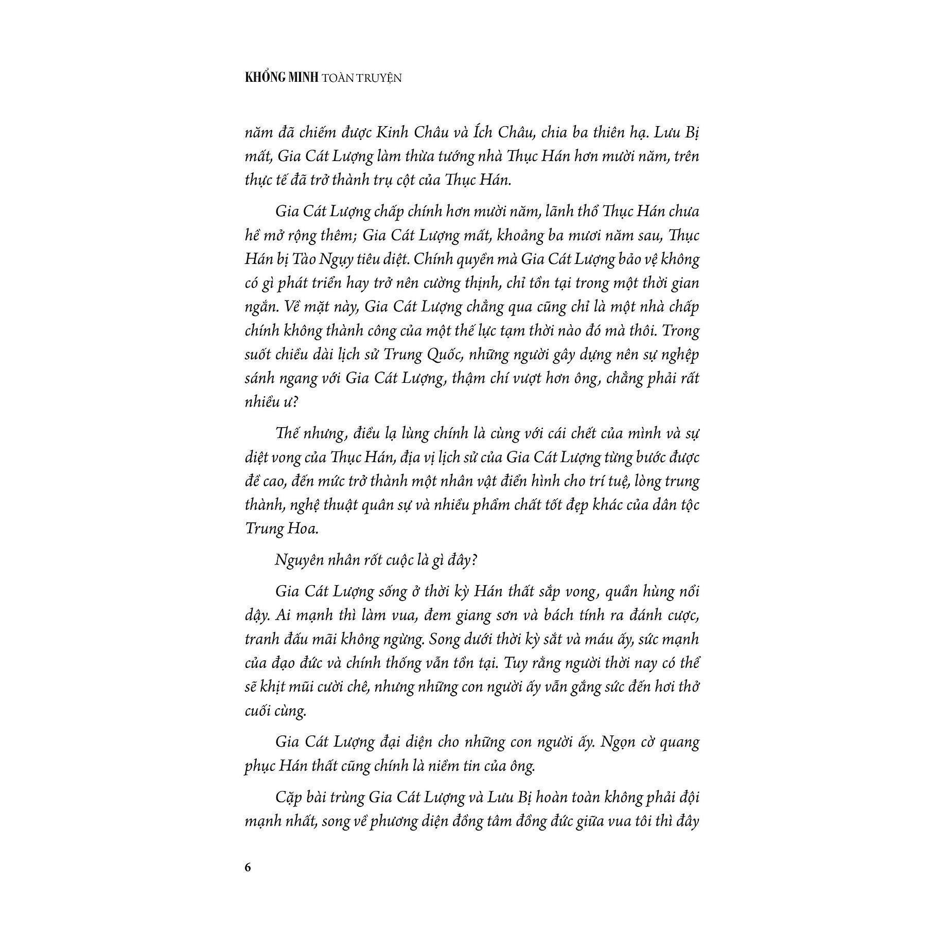 Sách - Khổng Minh Toàn Truyện - Bìa Cứng - Khang Việt Book