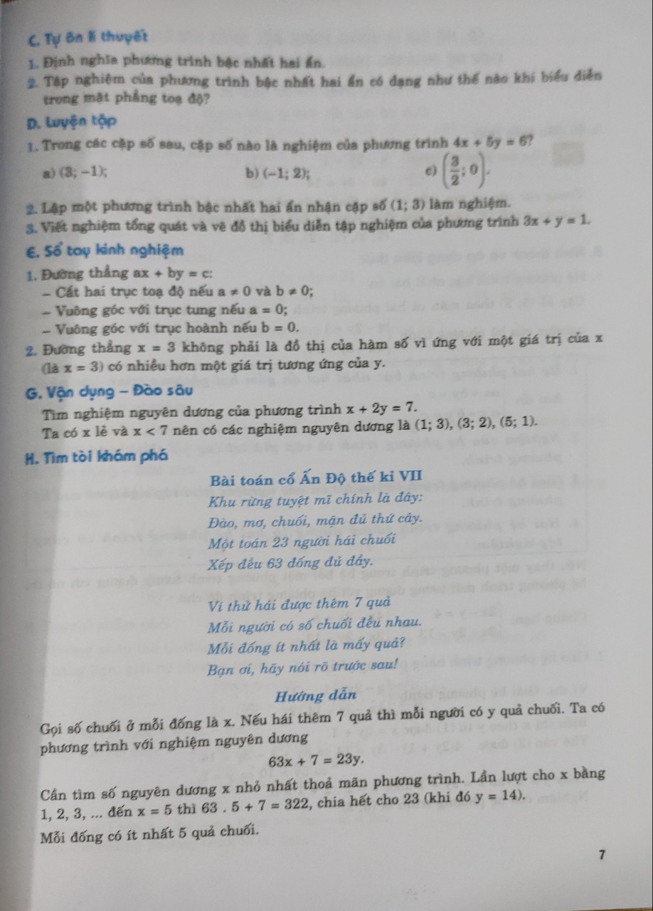 SÁCH - Em học toán 9- tập 2 (biên soạn theo chương trình GDPT mới) HA
