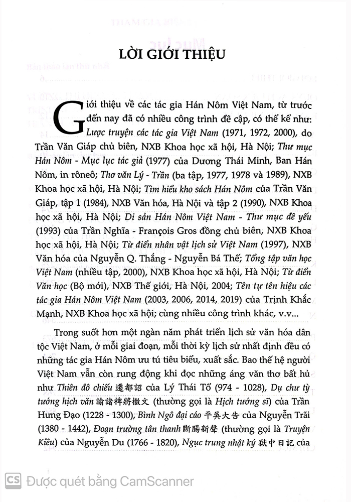 Sách - Từ điển Tác gia Hán nôm Việt Nam