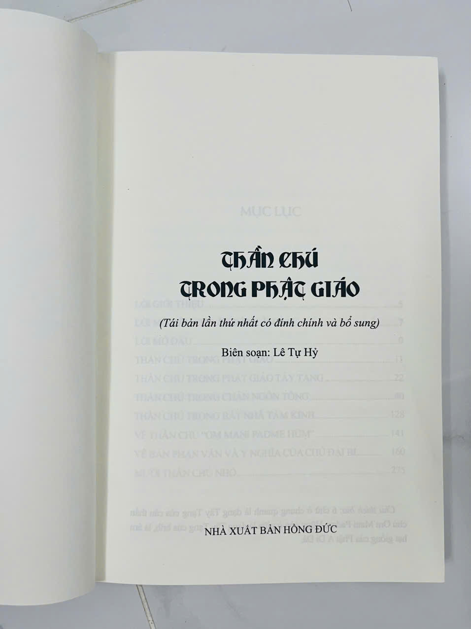 Thần Chú Trong Phật Giáo - Lê Tự Hỷ