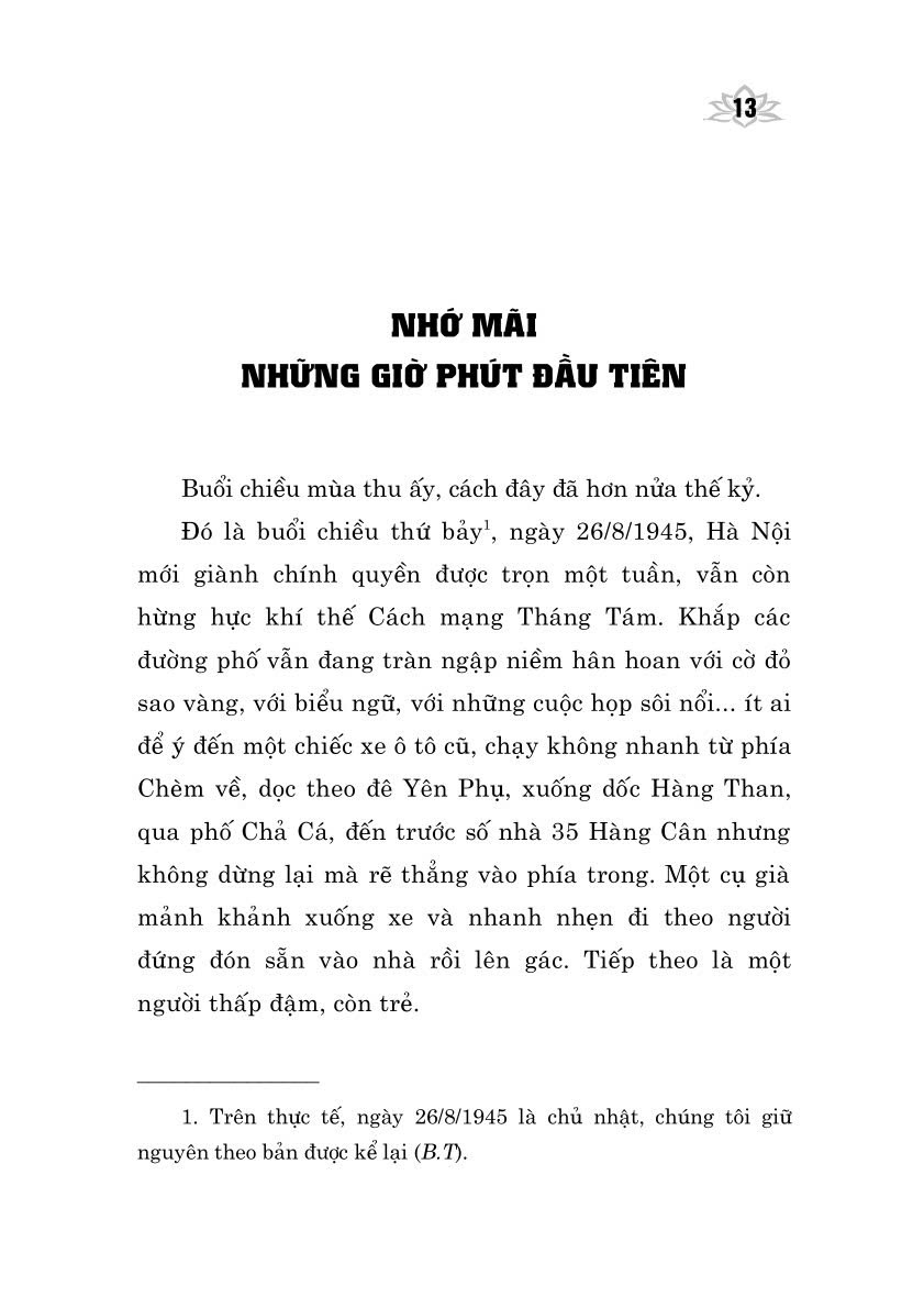 Thư ký Bác Hồ kể chuyện (Xuất bản lần thứ tư, có chỉnh sửa)
