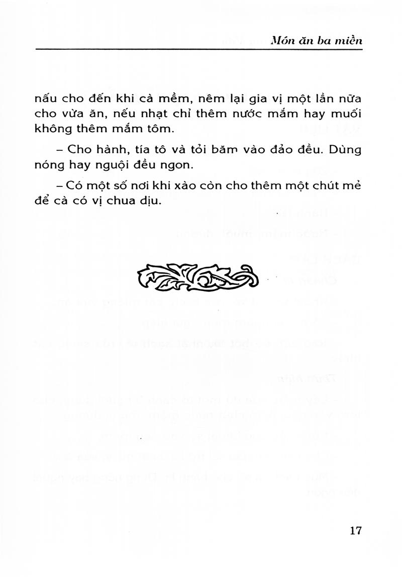 Món Ăn Ba Miền