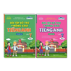 ` Sách - Combo Bài tập bổ trợ và nâng cao tiếng anh lớp 7 tập 1 + 2 (có đáp án) - GLOBAL SUCCESS