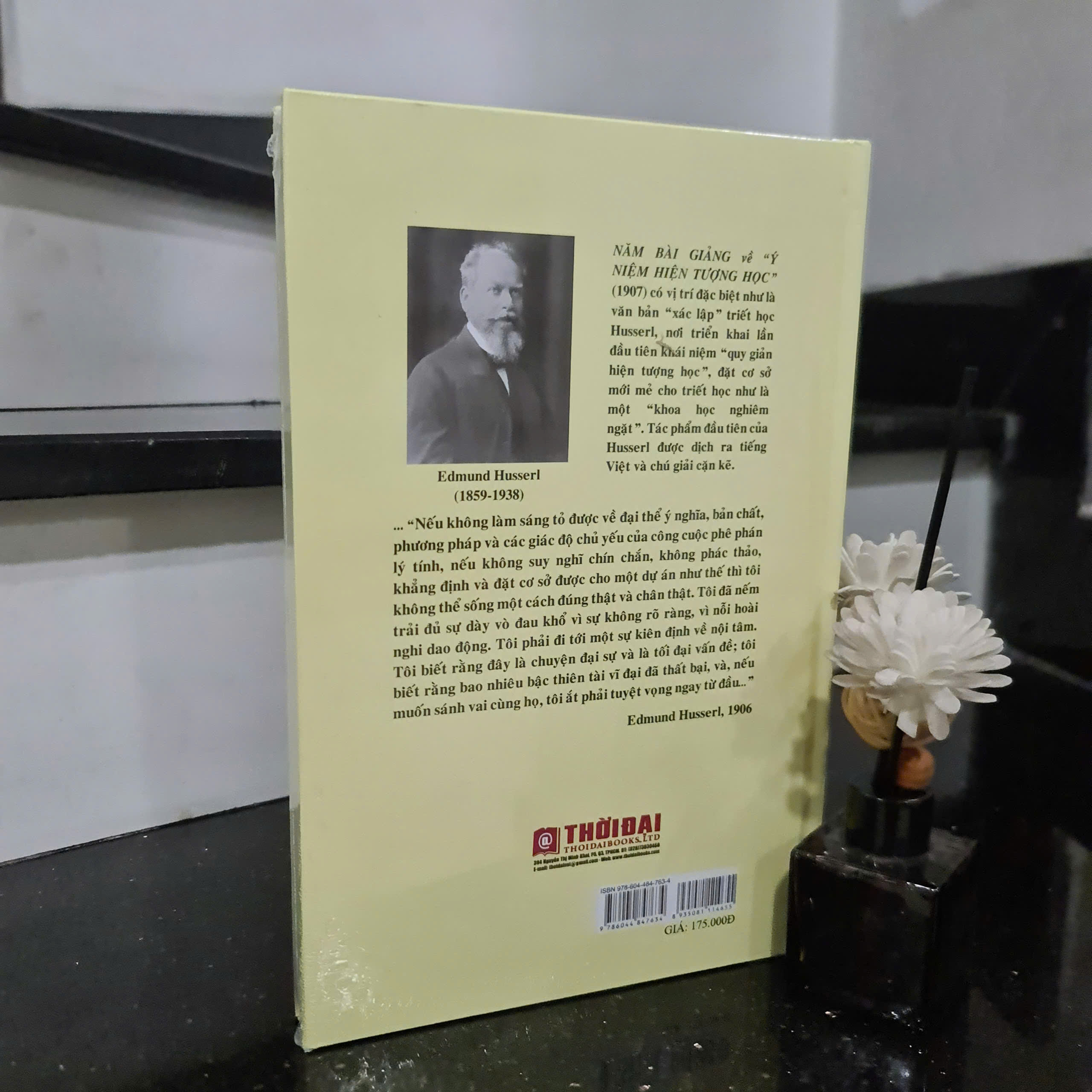 Sách Ý Niệm Hiện Tượng Học - Năm Bài Giảng (Bìa Cứng)