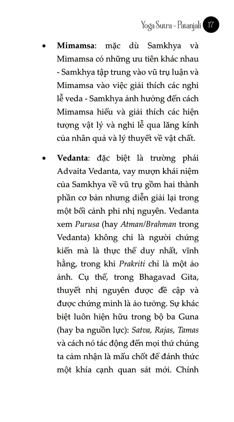 Yoga Sutra - Dịch Từ Tiếng Phạn - Patanjali; Sophia Ngô dịch; Hà Thuỷ Nguyên hiệu đính