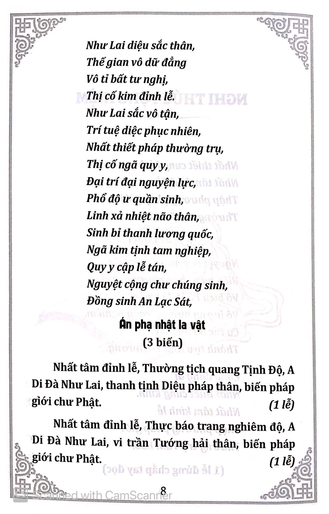 Chư Kinh Nhật Tụng