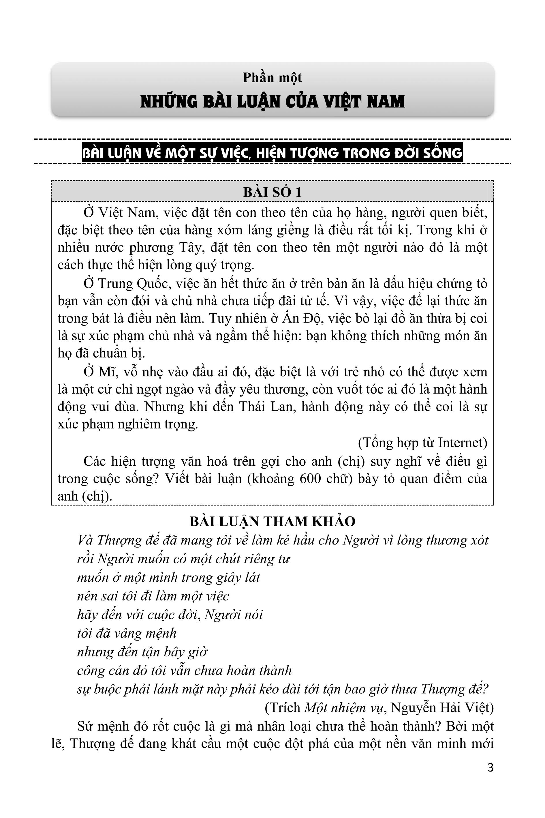 Sách - Tinh Tuyển Những Bài Luận Theo Hướng Mở (Quyển 1)