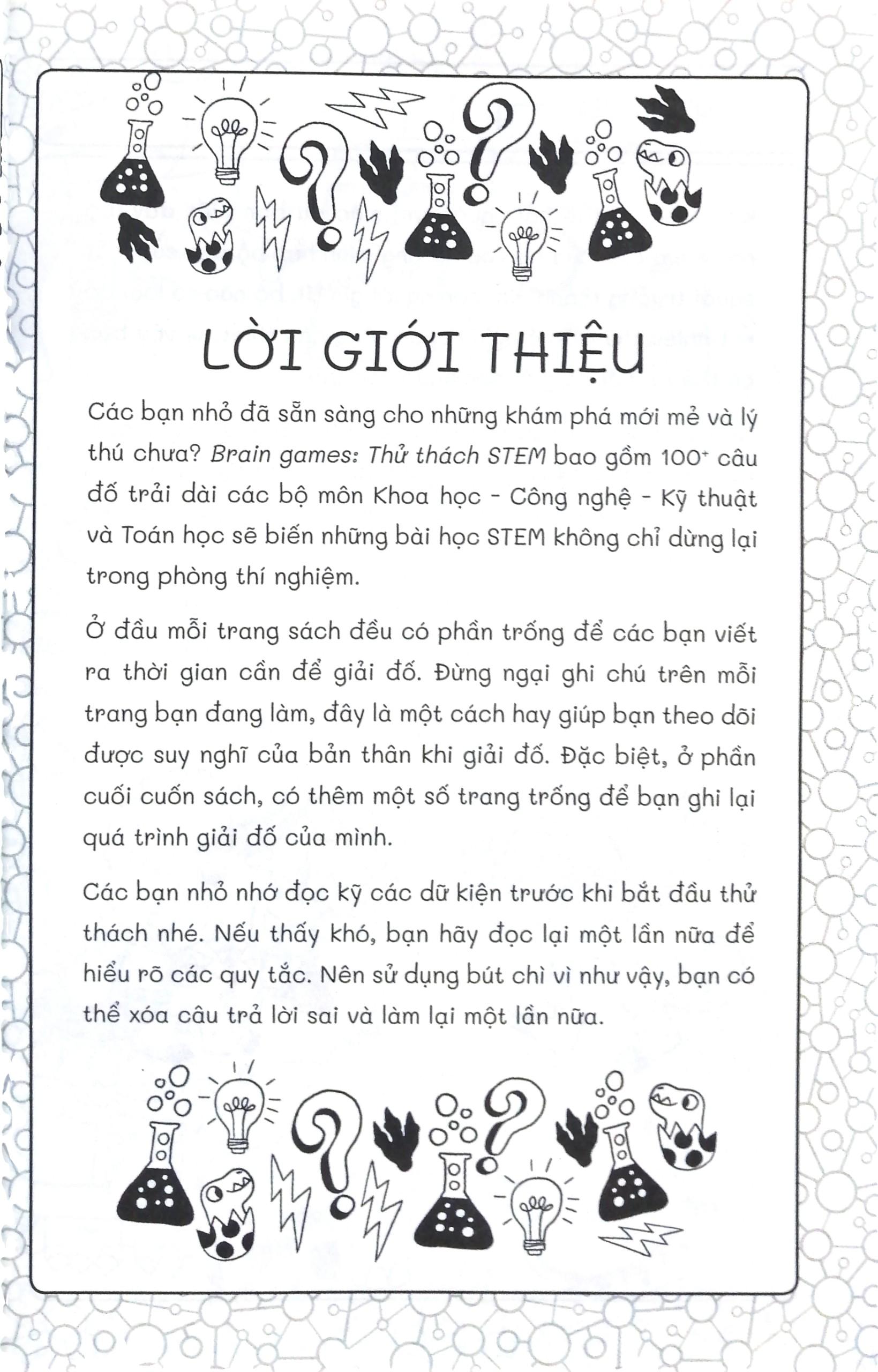 Thử Thách Stem - 100+ Câu Đố Để Trẻ Sáng Tạo Hơn