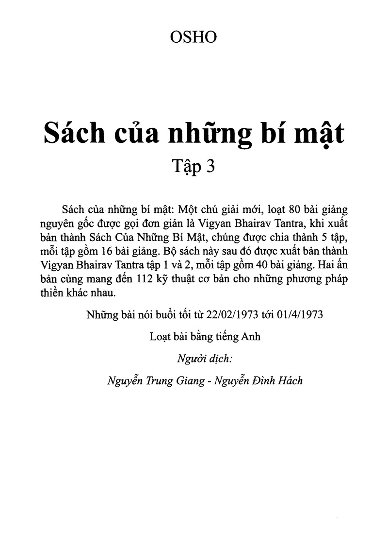 Sách Của Những Bí Mật (CT)