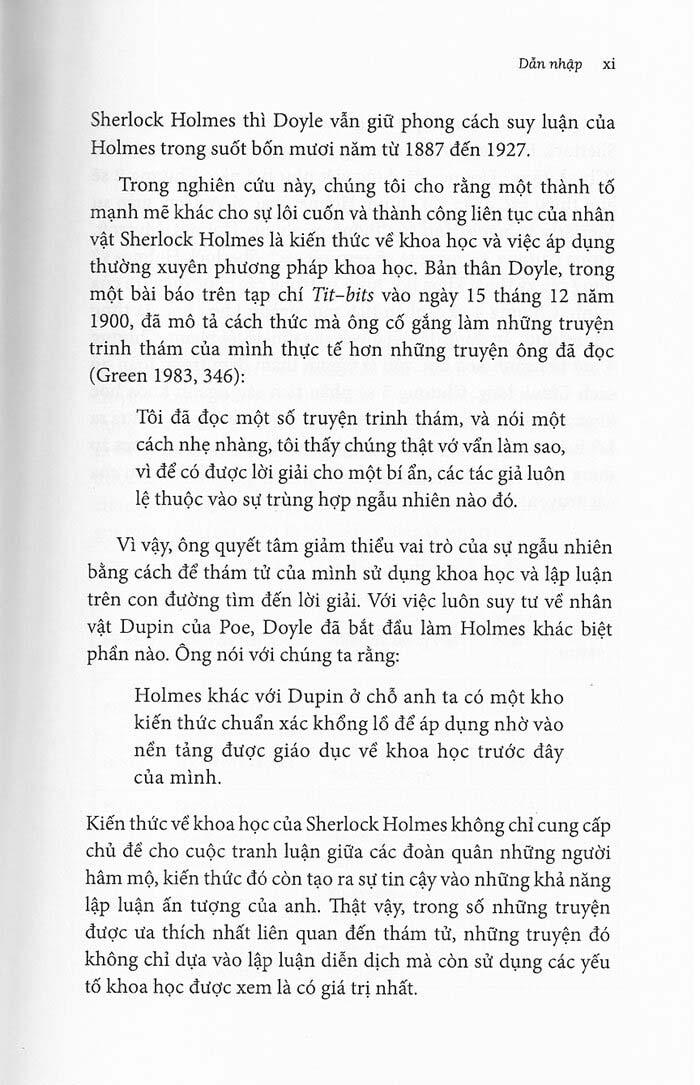 Trí Tuệ Sherlock Holmes - Phá Án Bằng Khoa Học Và Khoa Học Hình Sự