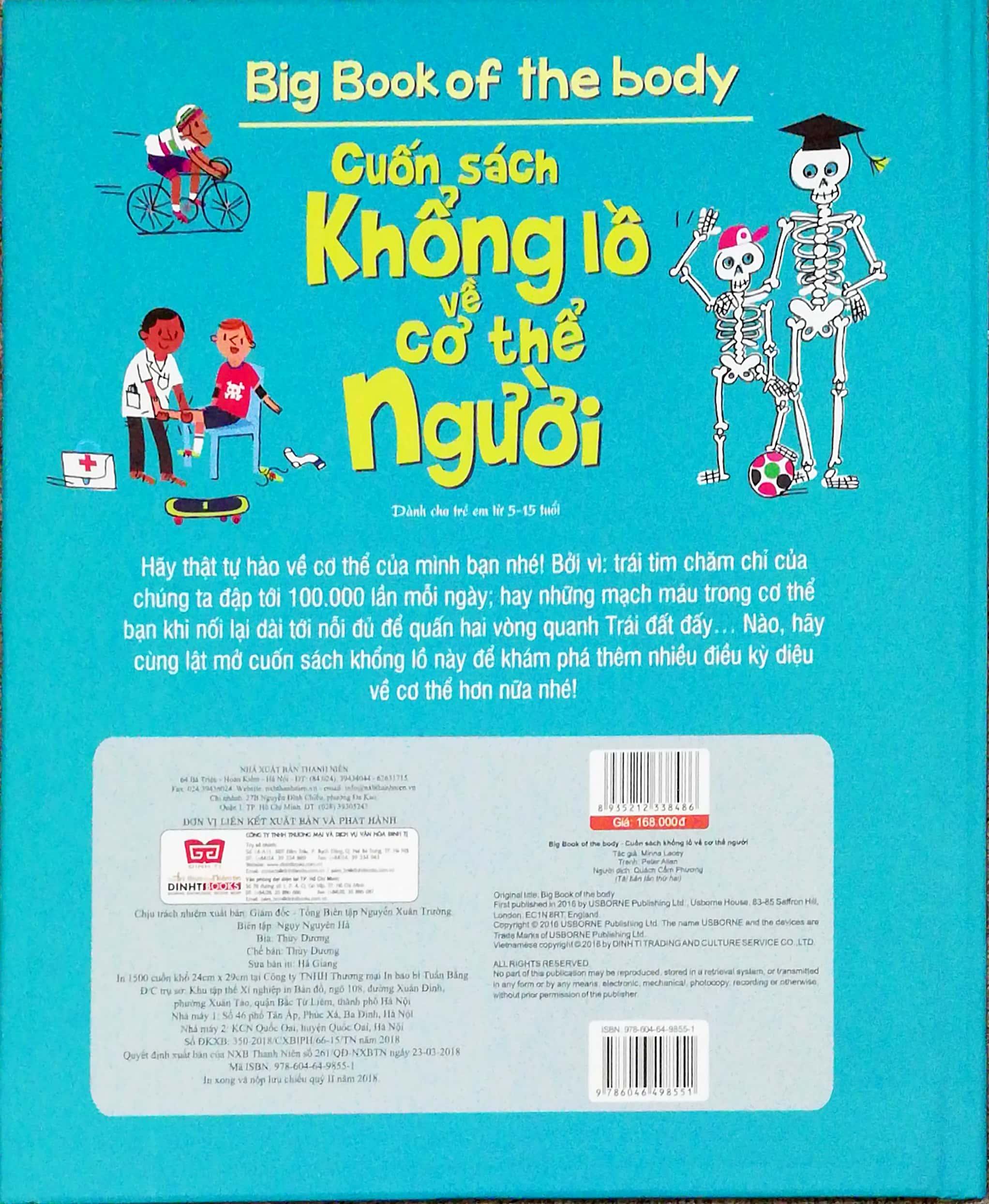 Sách Tương Tác - Big Book - Cuốn Sách Khổng Lồ Về Cơ Thể Người (Tái Bản)