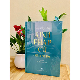 Sách - Tập Chép Tay Kinh Pháp Cú - 423 Lời Phật Dạy - Bìa cứng, In Chữ Mờ ( Tặng kèm bút và 5 ruột bút)