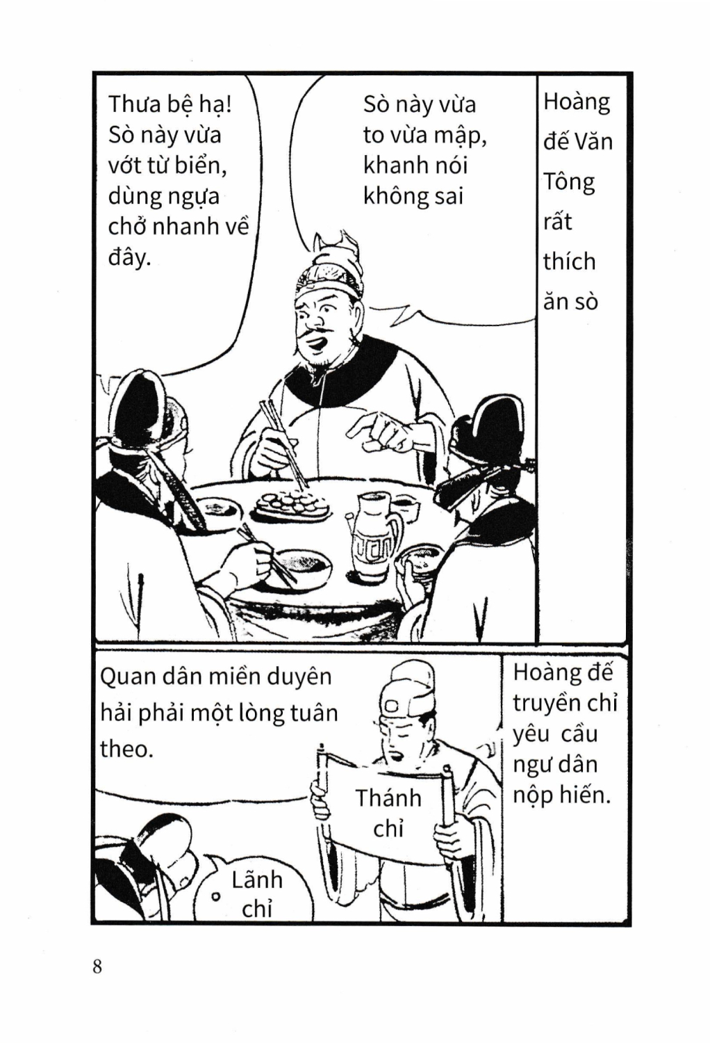 Bộ Truyện Tranh Phật Giáo - Chớ Nên Ăn Sò - QB