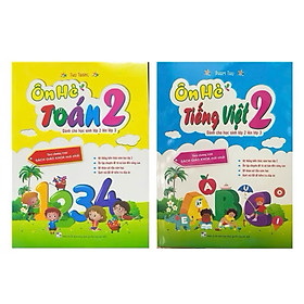 ￼Sách - (combo 2 cuốn ) Ôn hè toán 2 + tiếng việt 2 - dành cho học sinh lớp 2 lên lớp 3
