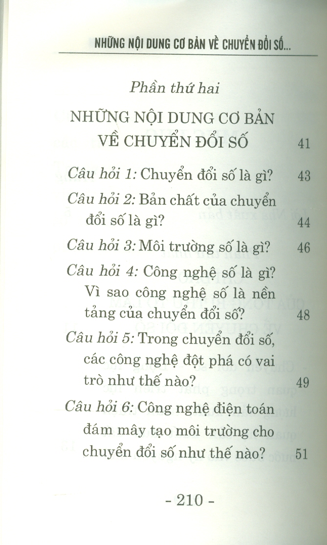 Những nội dung cơ bản về chuyển đổi số - Hỏi và đáp (bản in 2025)