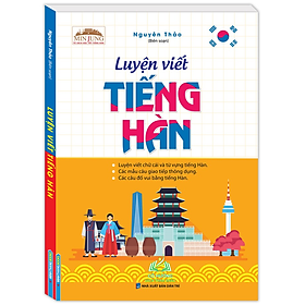 Sách - Luyện viết tiếng Hàn (bìa mềm) #huongbook