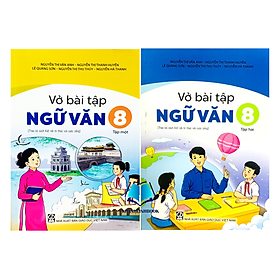 Sách - Combo Vở bài tập ngữ văn 8 - tập 1 + 2 (kết nối)