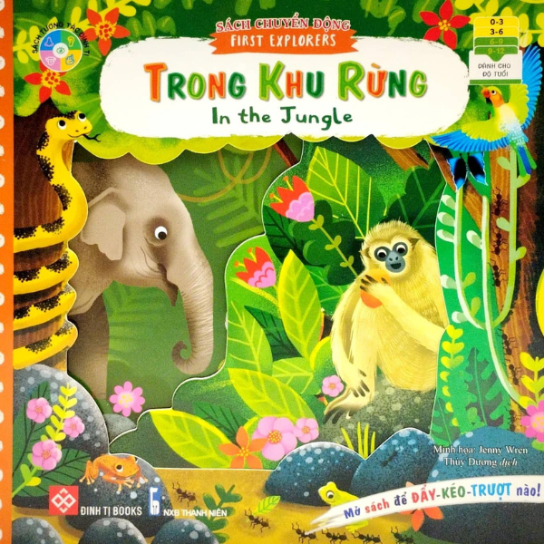 Sách Chuyển Động - First Explorers - In The Jungle - Trong Khu Rừng