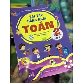 Sách - Combo Bài Tập Hằng Ngày - Toán và Tiếng Việt Lớp 2 - cánh diều - Tập 1, 2 (2 cuốn) ,