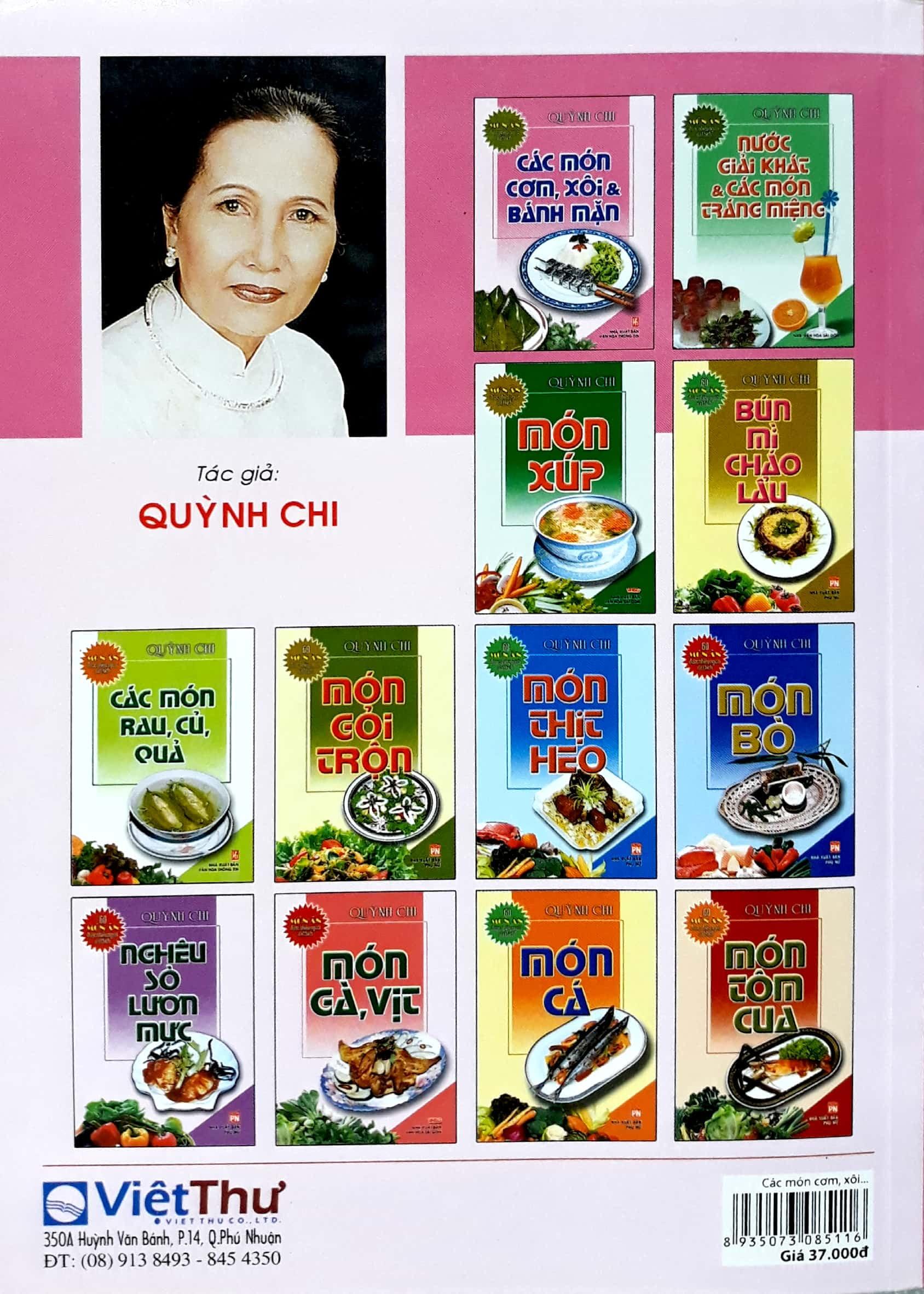 Các Món Cơm, Xôi Và Bánh Mặn