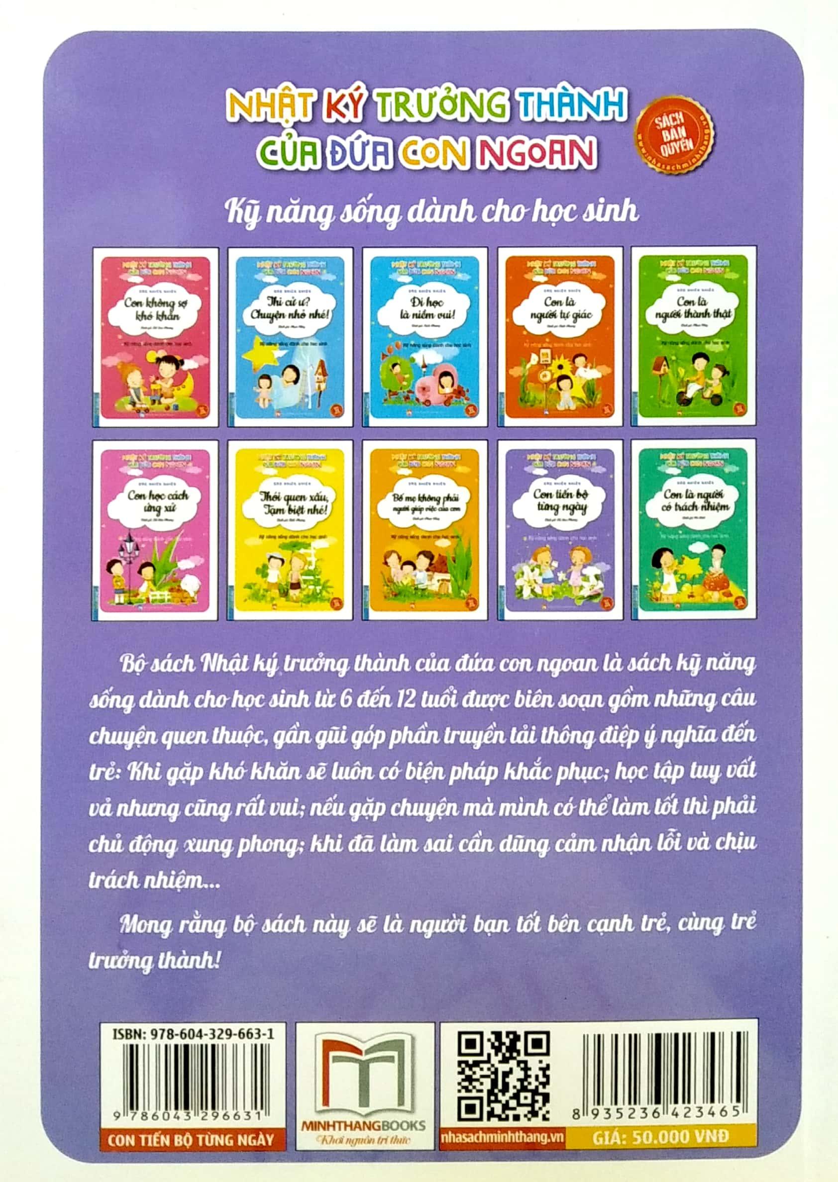 Nhật Ký Trưởng Thành Cúa Đứa Con Ngoan - Con Tiến Bộ Từng Ngày