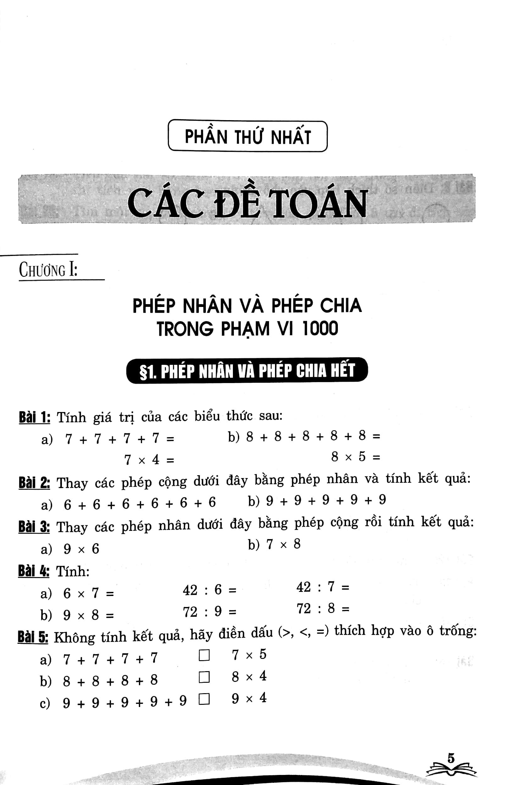 500 Bài Toán Chọn Lọc Lớp 3 (Theo Chương Trình Giáo Dục Phổ Thông Mới)