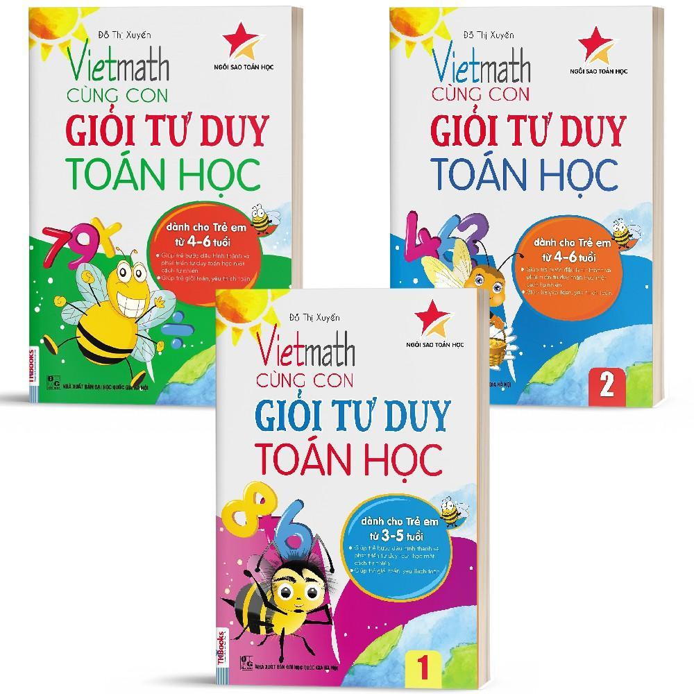 Combo Vietmath Cùng Con Giỏi Tư Duy Toán Học - Bản Quyền