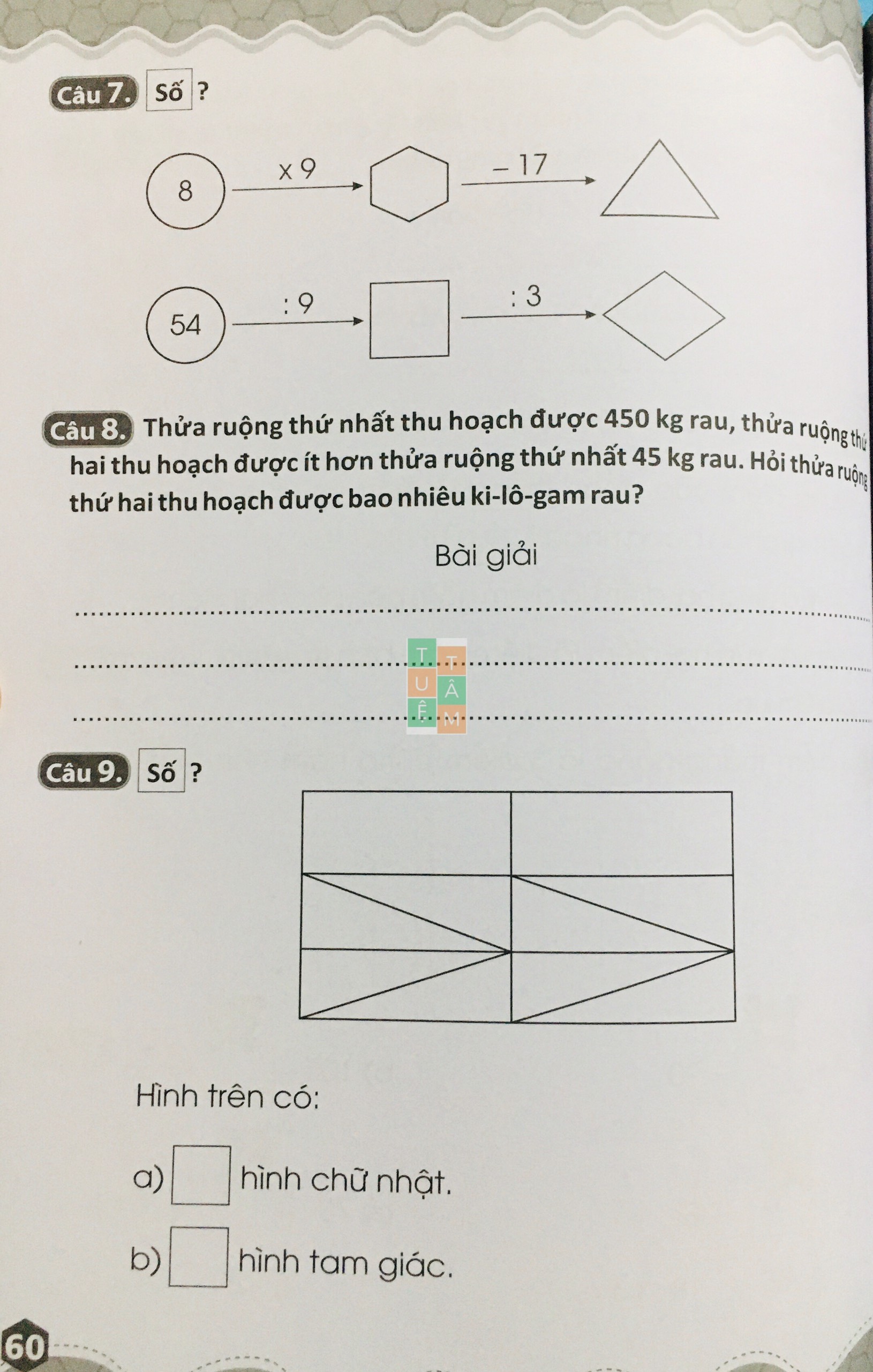 Sách - 45 đề ôn luyện và kiểm tra Toán 3
