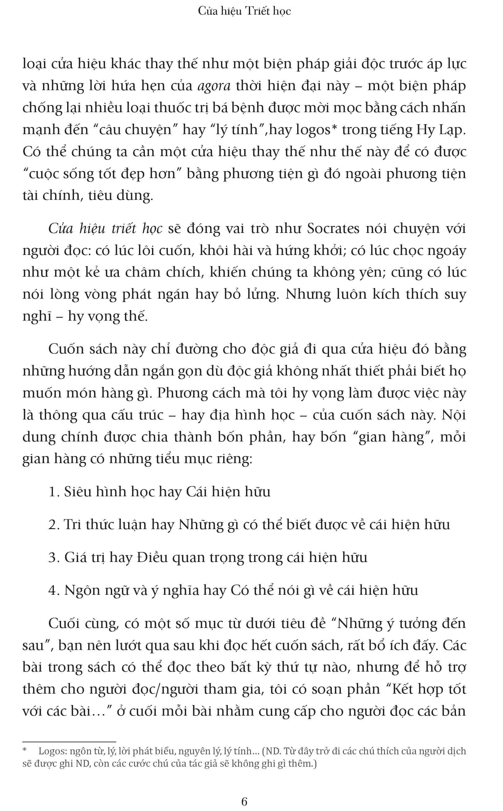Sách Cửa Hiệu Triết Học