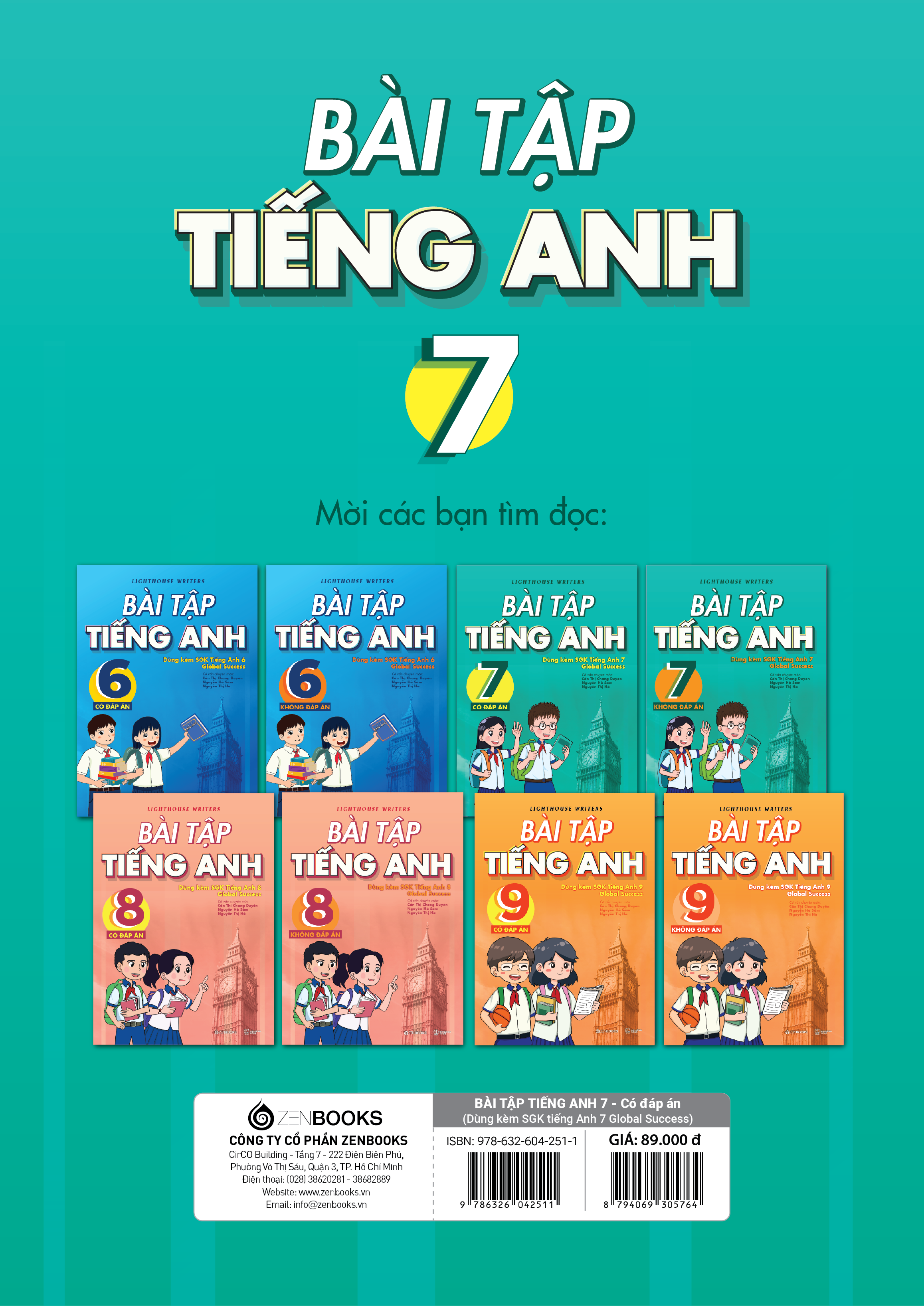 Bài Tập Tiếng Anh 7 - Có Đáp Án (Dùng Kèm SGK Tiếng Anh 7 Global Success)