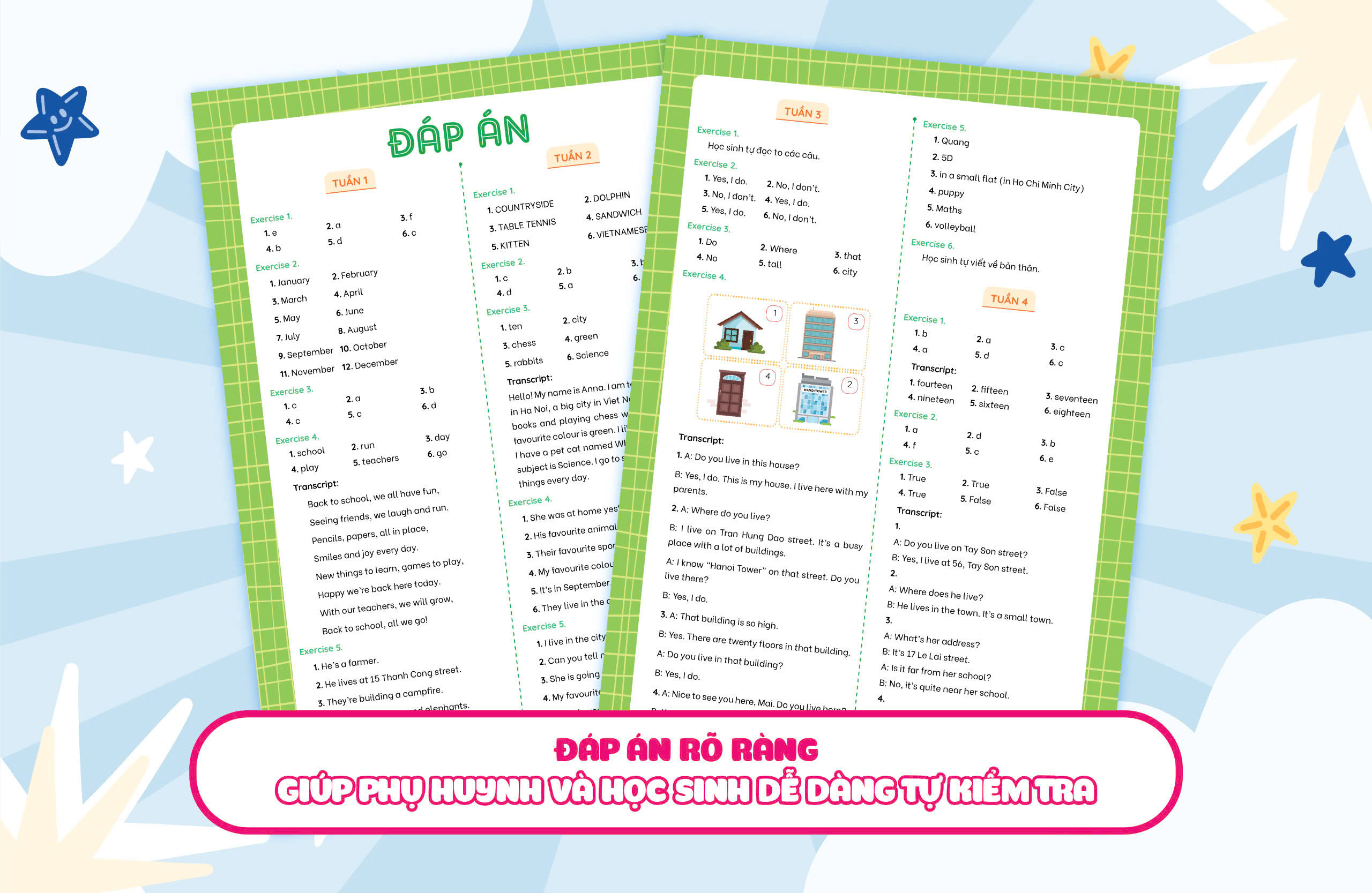 Phiếu bài tập cuối tuần Tiếng Anh lớp 5