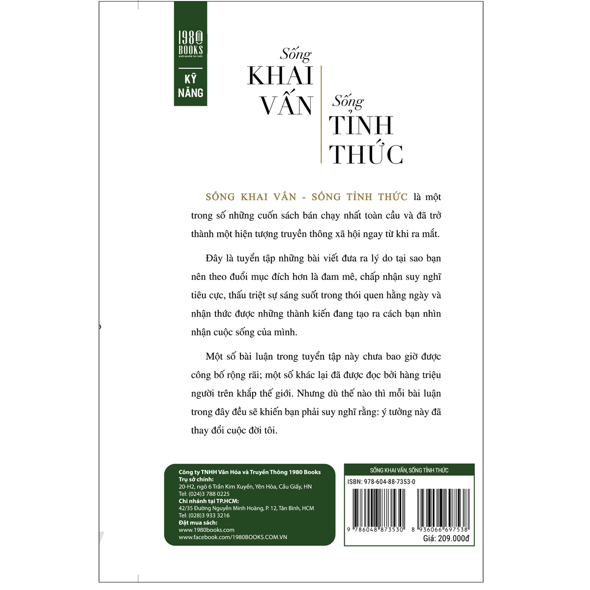 Sống Khai Vấn - Sống Tỉnh Thức