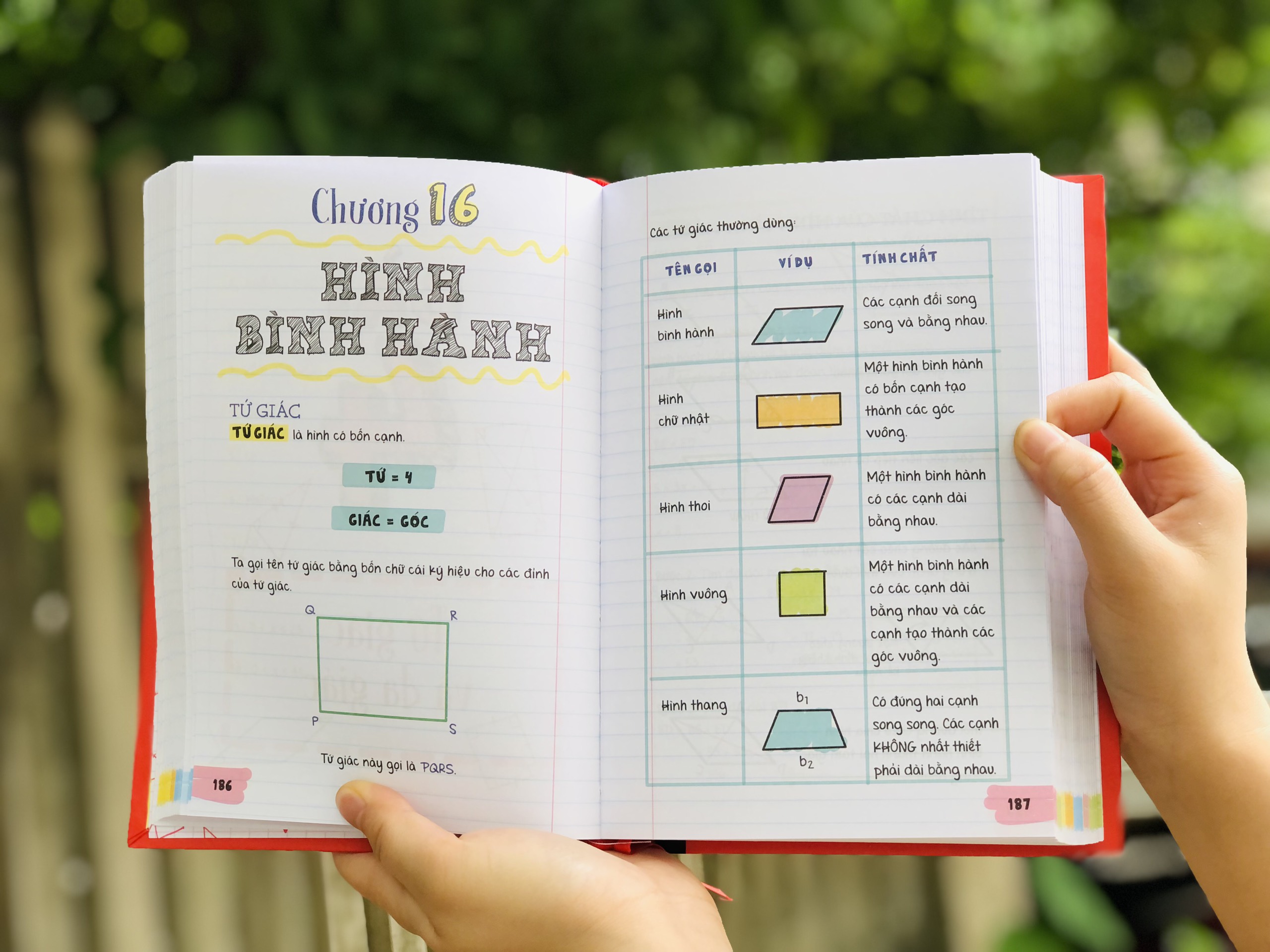 Sách - Sổ tay Hình học ( Tiếng Việt ) Tổng hợp kiến thức toán học hình học từ lớp 8 đến lớp 12 - Á Châu Books, bìa cứng in màu