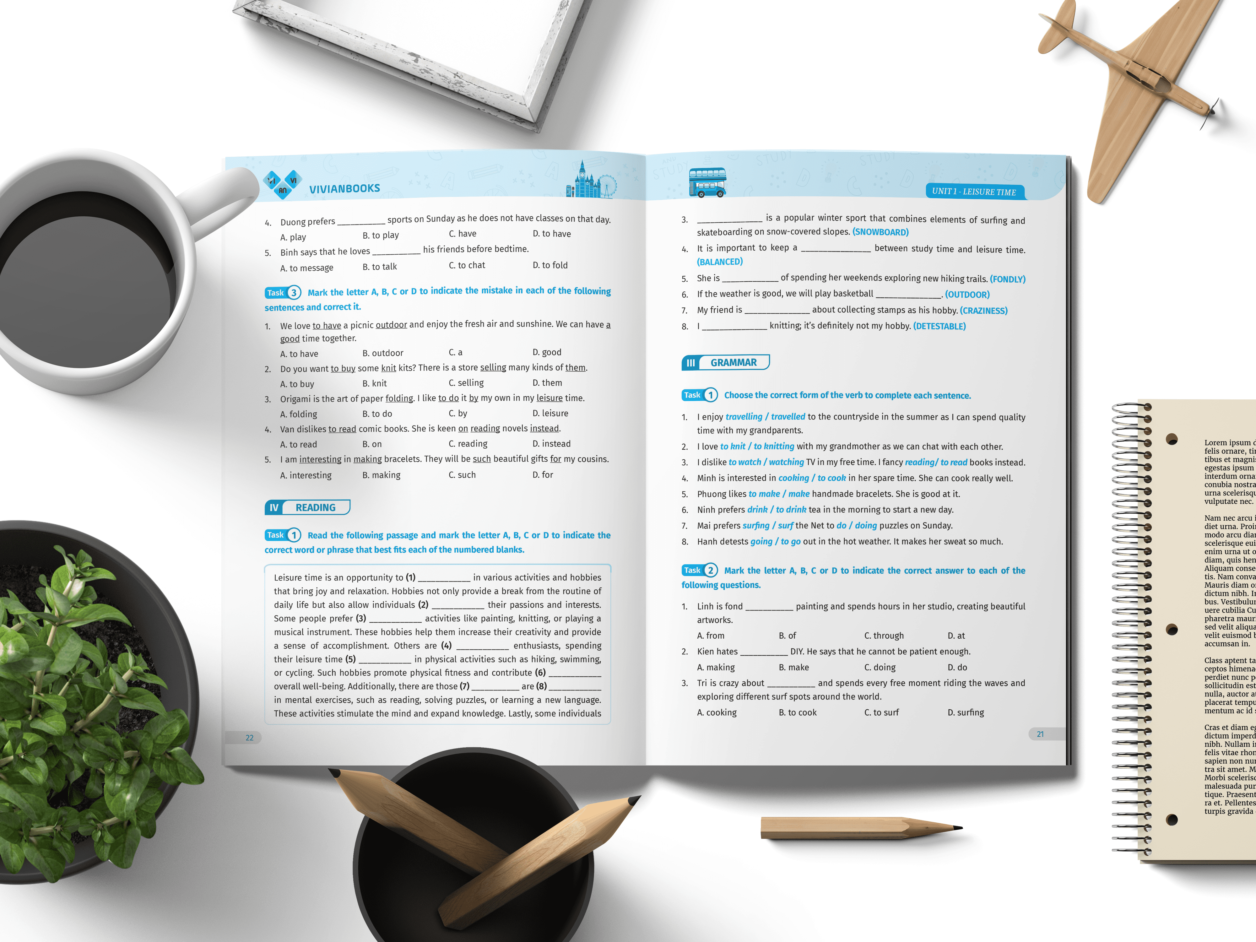 Bài tập tiếng Anh lớp 8, 4 kỹ năng Global Success 8 (Có đáp án) – Tập 1 – ThS. Lê Vy – Anh ngữ Vivian