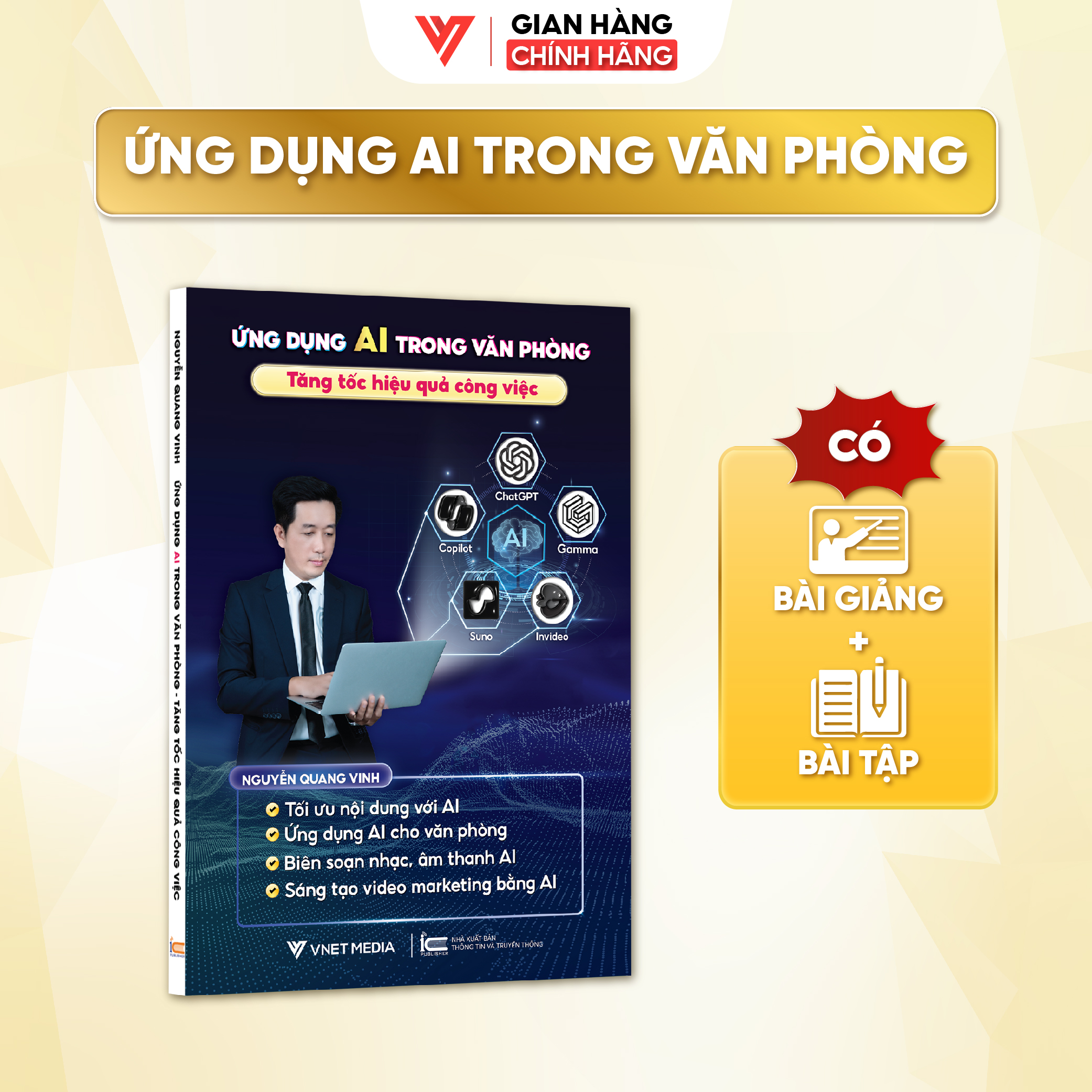 Sách Ứng Dụng AI Ứng Dụng Văn Phòng - Tăng Tốc Hiệu Quả Công Việc