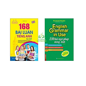Sách - Combo 2c 168 bài luận ta + 130 bài ngữ pháp ta ( màu)