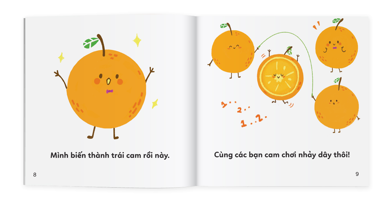 Sách Ehon Vương Quốc Trái Cây - Trái Cây Muôn Màu