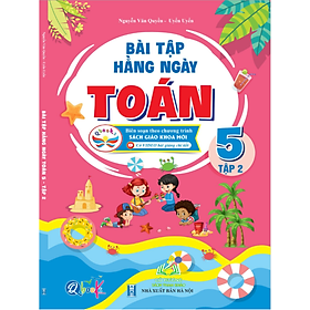 Sách - Bài Tập Hằng Ngày Toán Lớp 5 - Tập 2 - Cánh Diều (1 cuốn) #huongbook