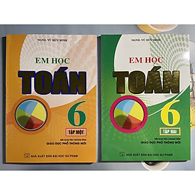 Sách - Combo Em học Toán 6 ( tập 1 + tập 2)