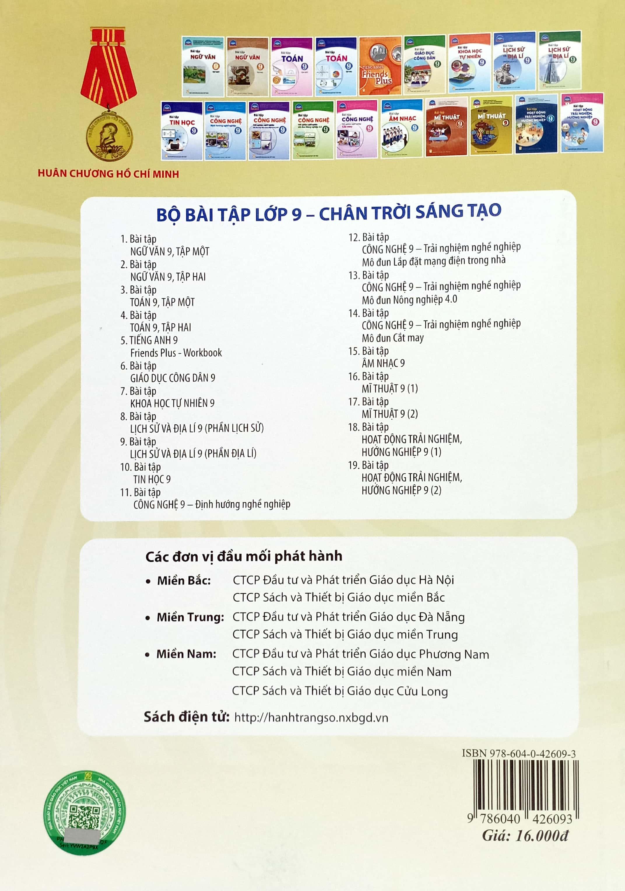 Bài Tập Tin Học 9 (Chân Trời) (Chuẩn)