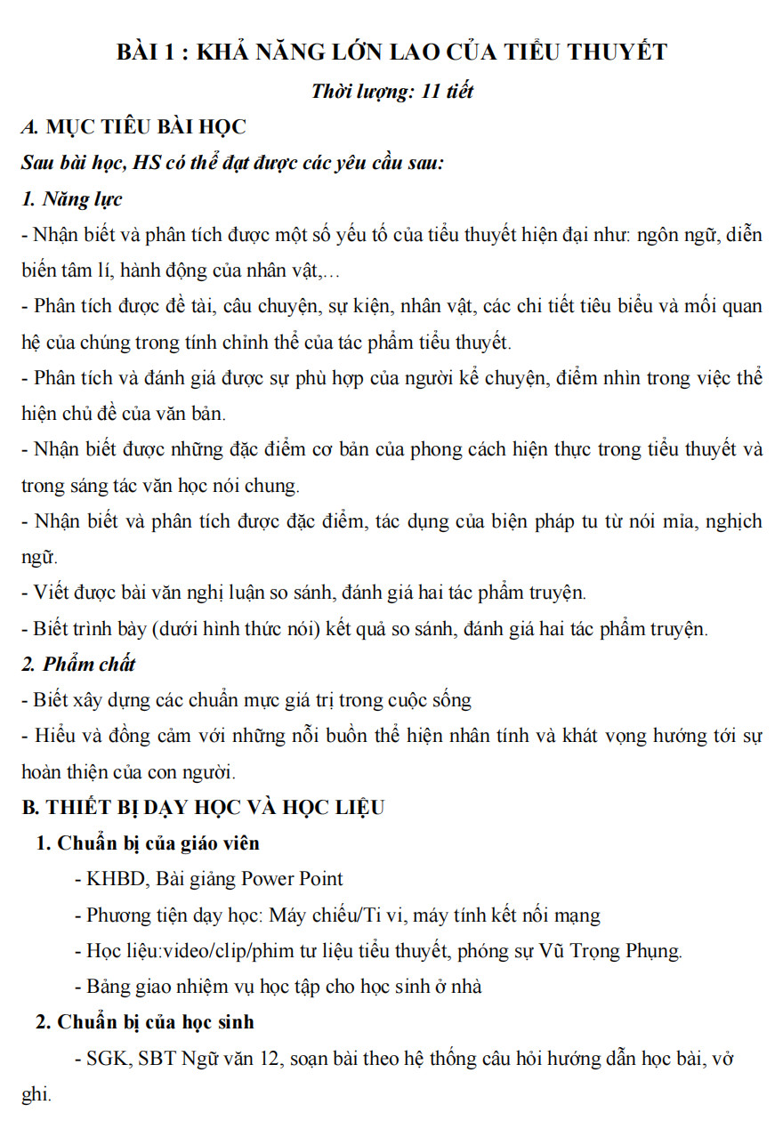 Sách - Combo Kế hoạch bài dạy ngữ văn 12 - tập 1 + 2 (Kết Nối)