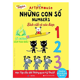 Sách - Arty Mouse Những con số (sách viết và xóa được)
